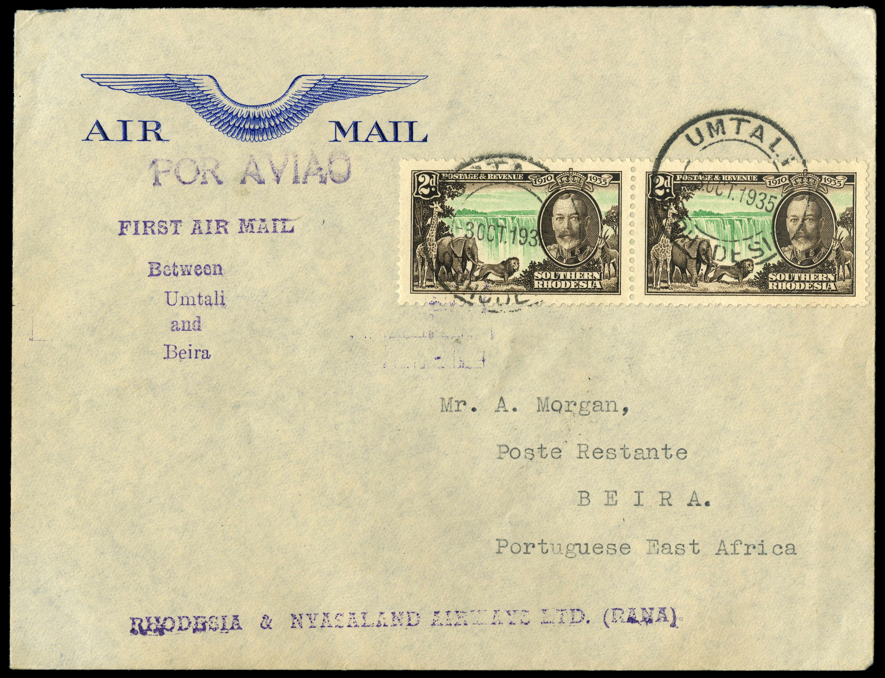 Lot 113 - General - Imperial Airways 1935 -  UPA UPA Auction UPA 97