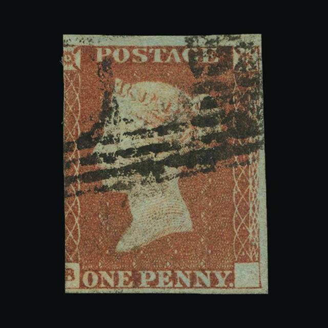 Lot 12090 - Great Britain - QV (line engraved) - Imperforate 1d Red Plated 1847 -  UPA UPA Auction UPA 97