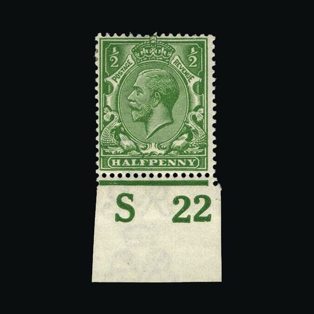 Lot 12934 - Great Britain - KGV 1912 -  UPA UPA Auction UPA 97