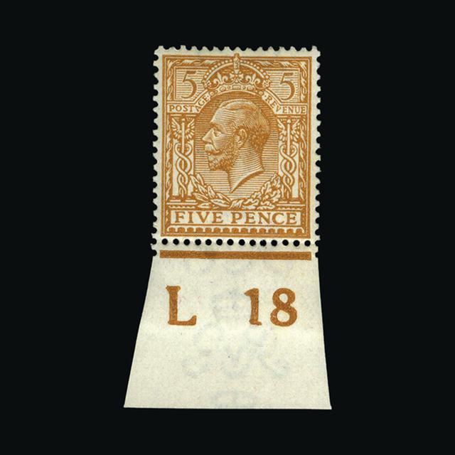Lot 13082 - Great Britain - KGV 1912-24 -  UPA UPA Auction UPA 97