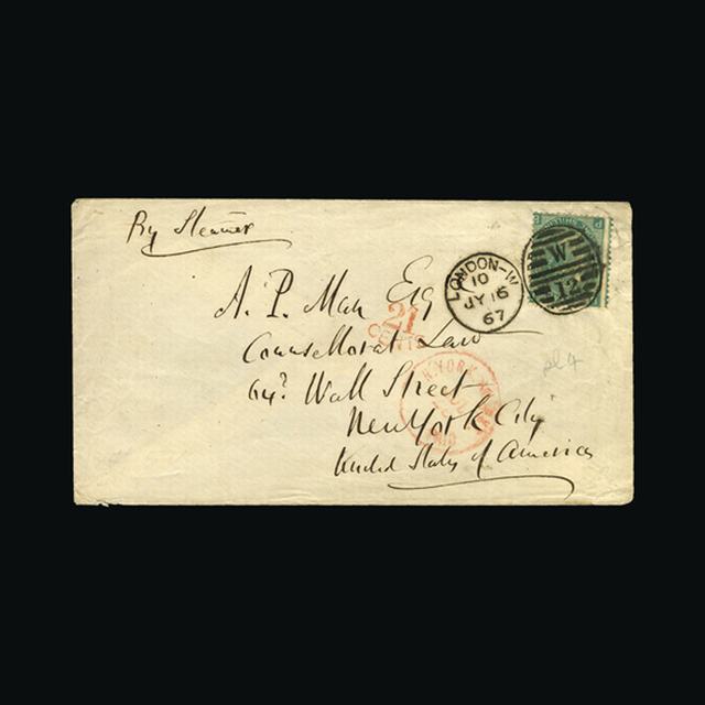 Lot 13405 - Great Britain - Covers - QV 1867-80 -  UPA UPA Auction UPA 97