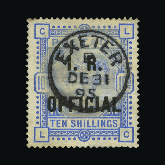Lot 13662 - Great Britain - Officials 1884-88 -  UPA UPA Auction UPA 97