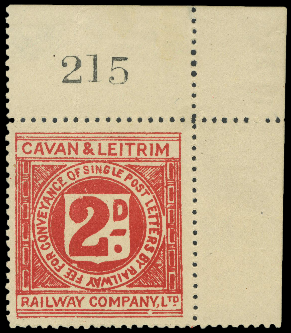 Lot 13756 - Great Britain - Railway Letter Stamps  -  UPA UPA Auction UPA 97