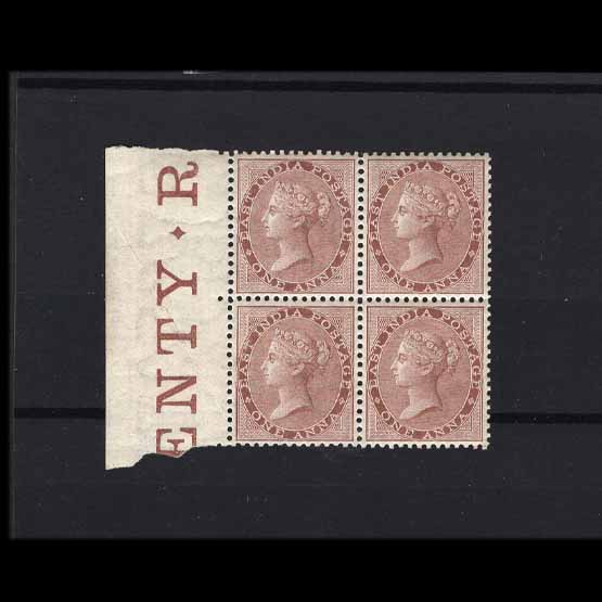 Lot 15282 - india 1865 - UPA UPA Auction UPA 97 Lot 15282 - india 1865 - UPA UPA Auction UPA 97