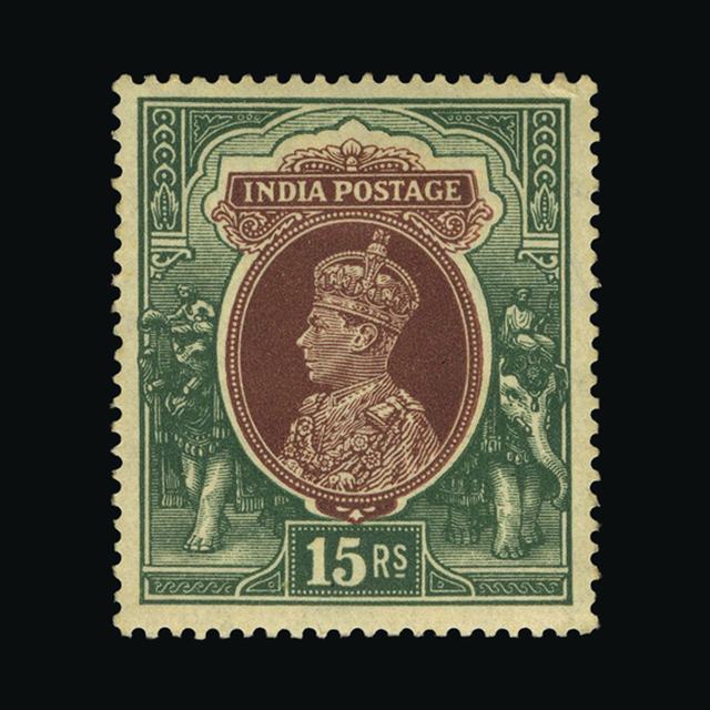 Lot 15412 - india 1937 -  UPA UPA Auction UPA 97