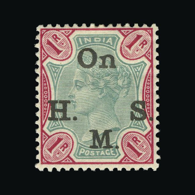 Lot 15570 - india - officials 1883-99 - UPA UPA Auction UPA 97 Lot 15570 - india - officials 1883-99 - UPA UPA Auction UPA 97