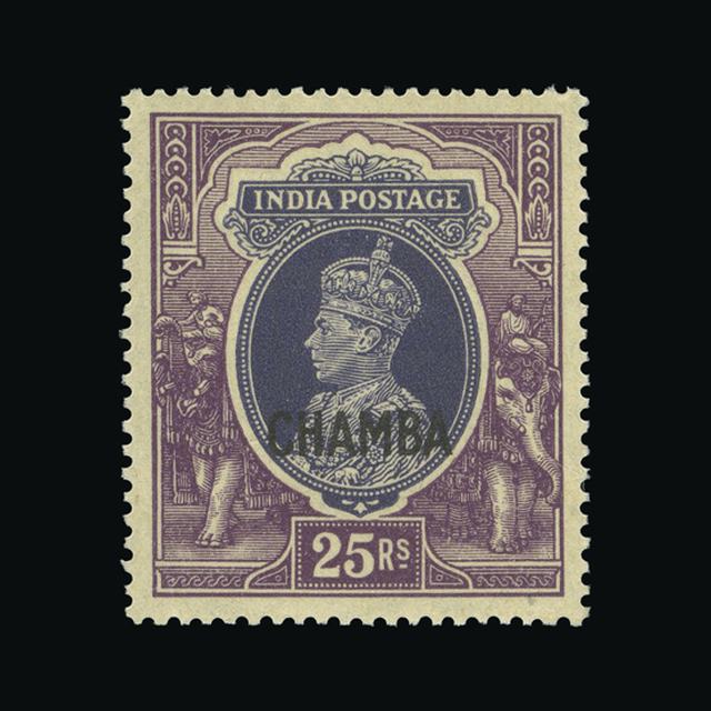 Lot 15651 - India - States - Chamba 1942 - UPA UPA Auction UPA 97 Lot 15651 - India - States - Chamba 1942 - UPA UPA Auction UPA 97