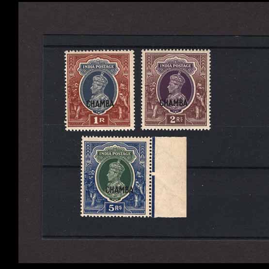 Lot 15660 - India - States - Chamba 1942-47 - UPA UPA Auction UPA 97 Lot 15660 - India - States - Chamba 1942-47 - UPA UPA Auction UPA 97