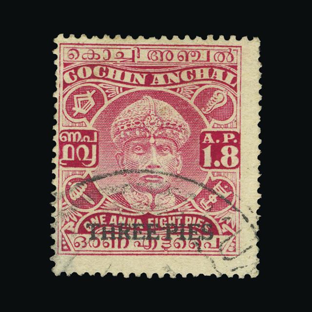 Lot 15679 - India - States - Cochin 1942 -  UPA UPA Auction UPA 97