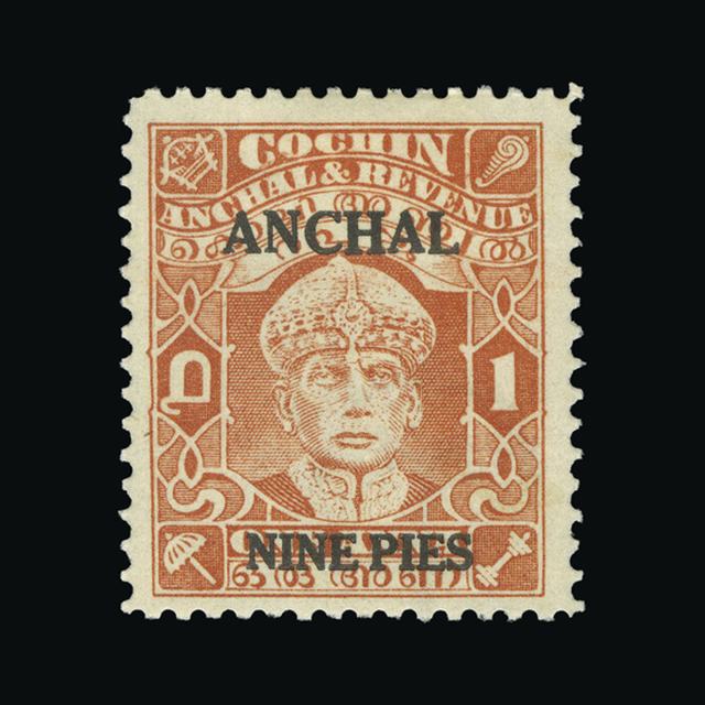 Lot 15681 - India - States - Cochin 1942 -  UPA UPA Auction UPA 97