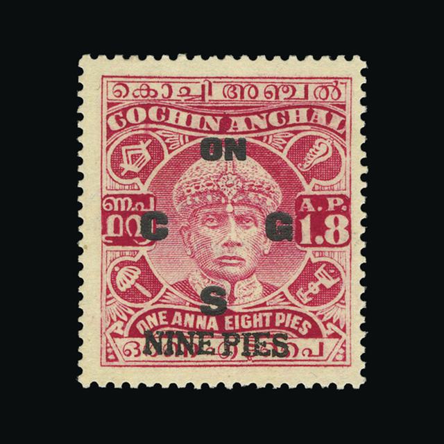 Lot 15683 - India - States - Cochin 1942 -  UPA UPA Auction UPA 97