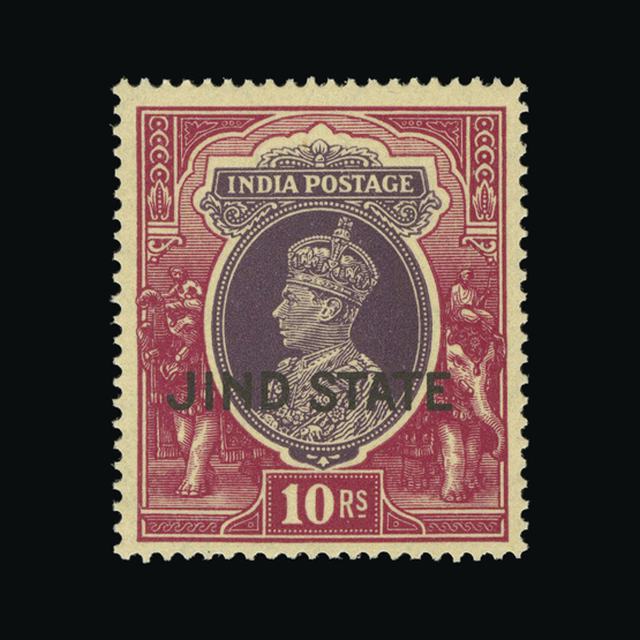 Lot 15797 - India - States - Jind 1937 -  UPA UPA Auction UPA 97