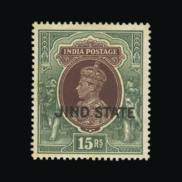 Lot 15802 - India - States - Jind 1937-38 -  UPA UPA Auction UPA 97