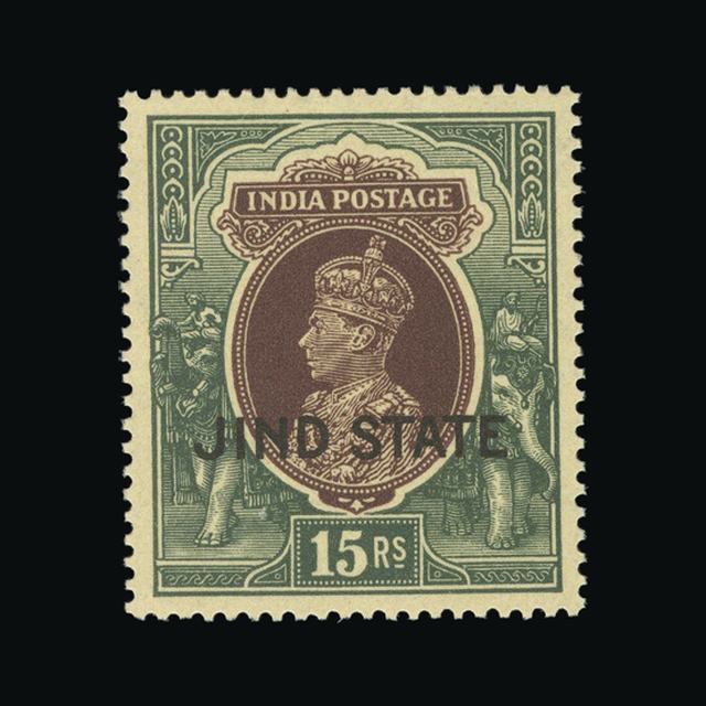 Lot 15808 - India - States - Jind 1937-38 -  UPA UPA Auction UPA 97