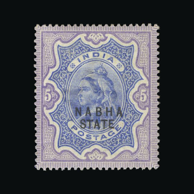 Lot 15824 - India - States - Nabha 1885-1900 -  UPA UPA Auction UPA 97