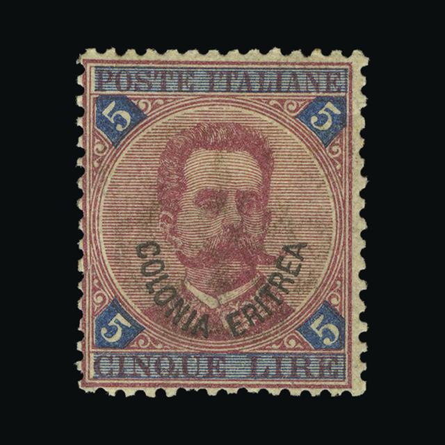 Lot 16185 - Italy - Colonies - Eritrea 1893 -  UPA UPA Auction UPA 97