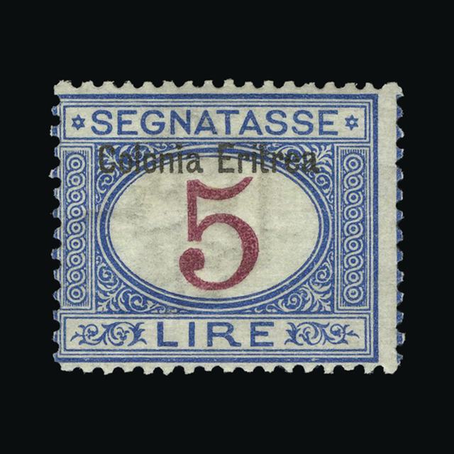 Lot 16196 - Italy - Colonies - Eritrea 1903 -  UPA UPA Auction UPA 97