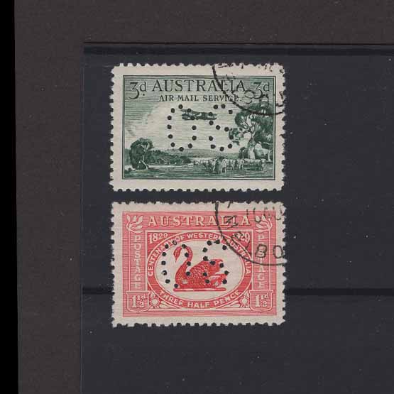 Lot 1745 - australia - officials 1929 -  UPA UPA Auction UPA 97