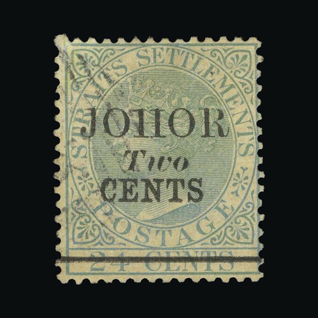 Lot 17848 - malaya - johore 1891 -  UPA UPA Auction UPA 97
