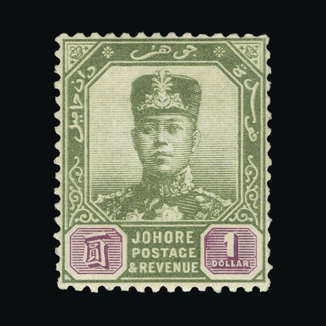Lot 17858 - malaya - johore 1910-19 -  UPA UPA Auction UPA 97
