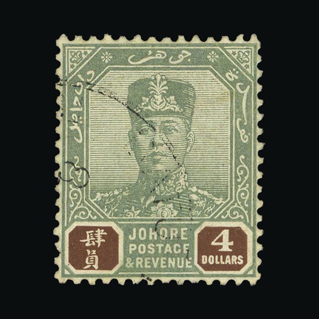 Lot 17860 - malaya - johore 1918-20 -  UPA UPA Auction UPA 97