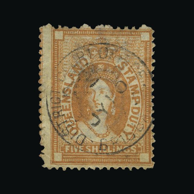 Lot 1834 - Australia - States - Queensland 1871-72 -  UPA UPA Auction UPA 97