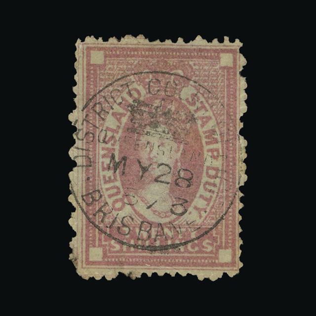 Lot 1836 - Australia - States - Queensland 1871-72 -  UPA UPA Auction UPA 97