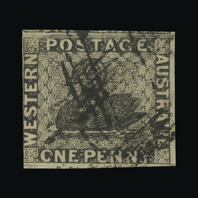 Lot 1867 - Australia - States - Western Australia 1854 -  UPA UPA Auction UPA 97