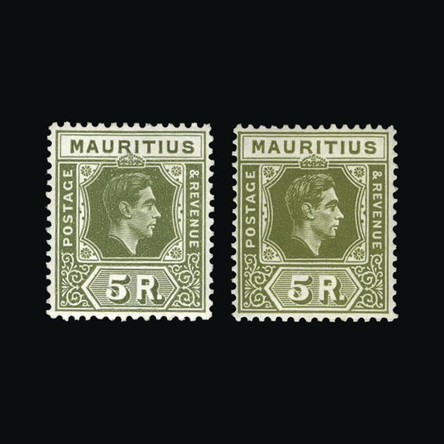Lot 19096 - Mauritius 1938-49 - UPA UPA Auction UPA 97 Lot 19096 - Mauritius 1938-49 - UPA UPA Auction UPA 97