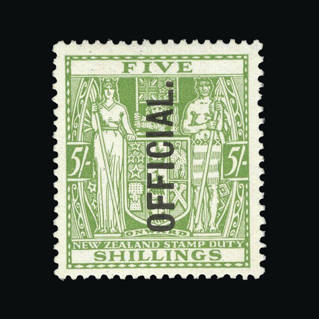 Lot 20729 - New Zealand - Officials 1933 - UPA UPA Auction UPA 97 Lot 20729 - New Zealand - Officials 1933 - UPA UPA Auction UPA 97
