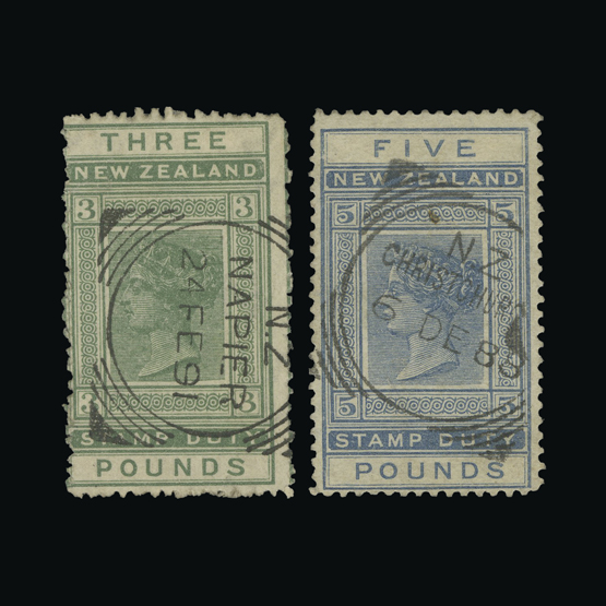 Lot 20806 - New Zealand - Postal Fiscals 1882 -  UPA UPA Auction UPA 97