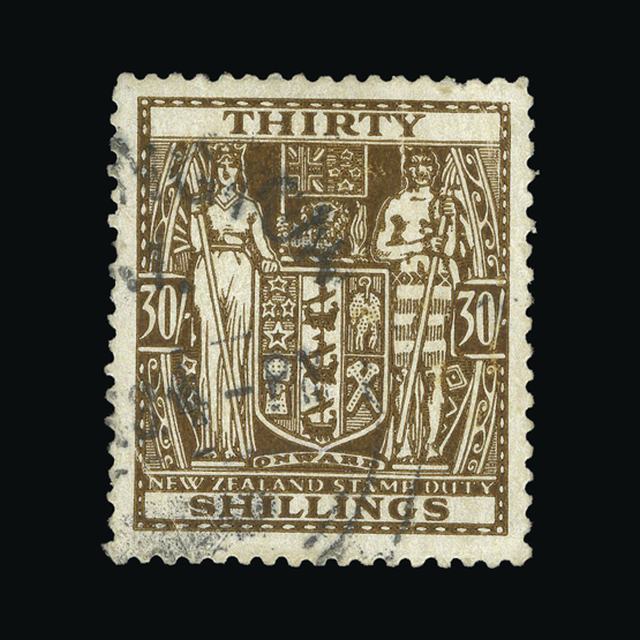 Lot 20815 - New Zealand - Postal Fiscals 1931-40 -  UPA UPA Auction UPA 97