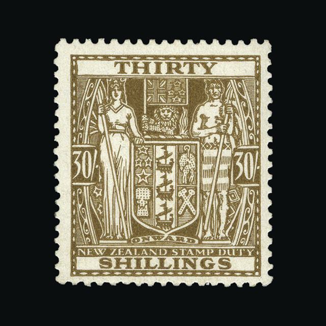 Lot 20816 - New Zealand - Postal Fiscals 1931-40 -  UPA UPA Auction UPA 97
