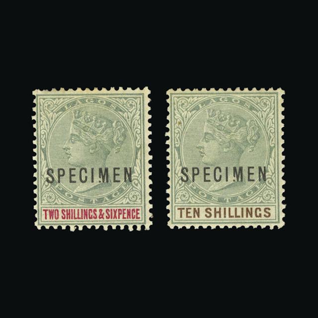 Lot 21191 - Nigeria - Lagos 1887-1902 -  UPA UPA Auction UPA 97