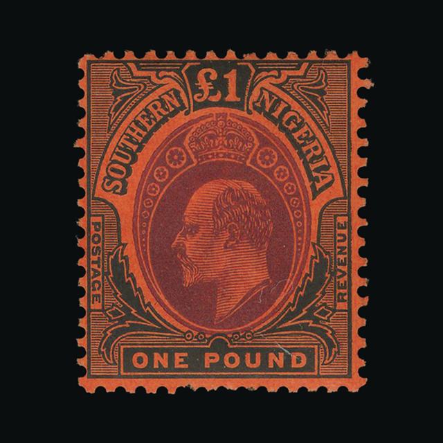 Lot 21243 - nigeria - southern nigeria 1907-11 -  UPA UPA Auction UPA 97
