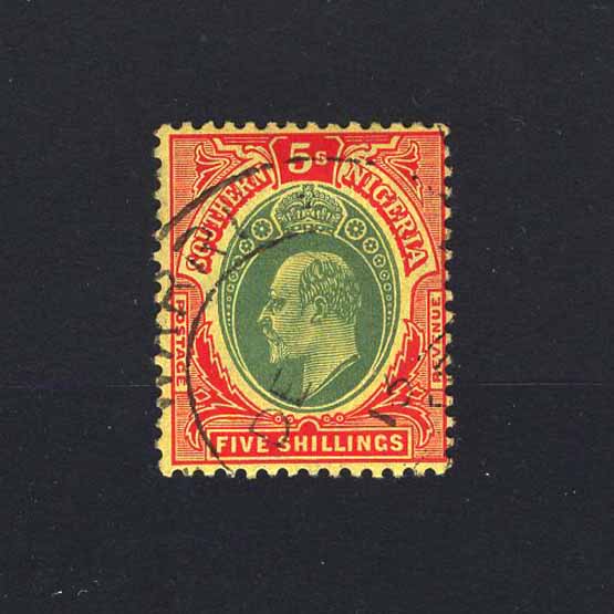 Lot 21244 - nigeria - southern nigeria 1907-11 -  UPA UPA Auction UPA 97
