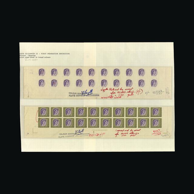 Lot 23122 - rhodesia and nyasaland 1954-56 -  UPA UPA Auction UPA 97