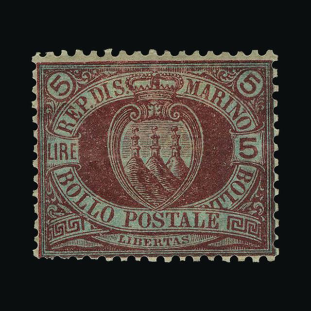 Lot 23259 - San Marino 1892-94 -  UPA UPA Auction UPA 97