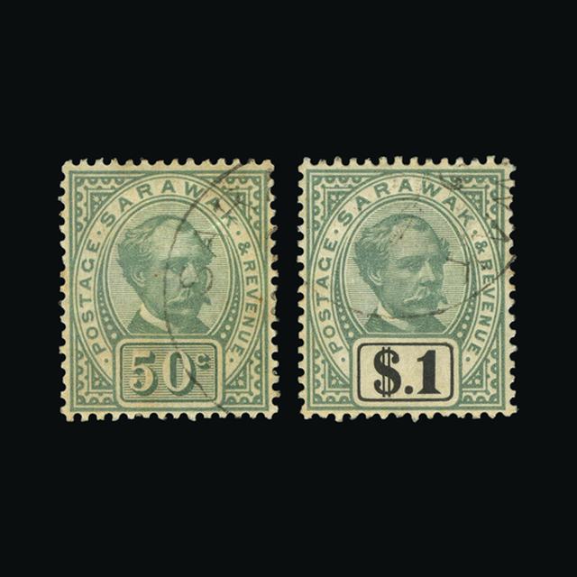 Lot 23297 - sarawak 1888-97 - UPA UPA Auction UPA 97 Lot 23297 - sarawak 1888-97 - UPA UPA Auction UPA 97