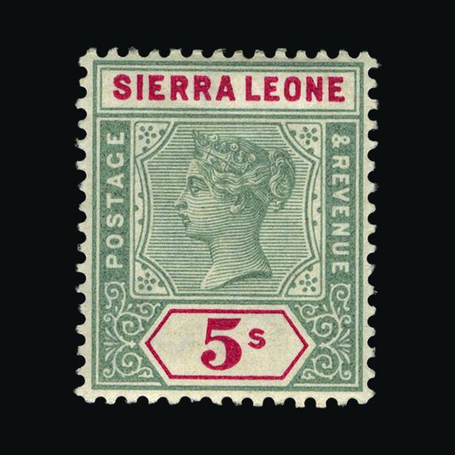 Lot 23564 - sierra leone 1896 - UPA UPA Auction UPA 97 Lot 23564 - sierra leone 1896 - UPA UPA Auction UPA 97