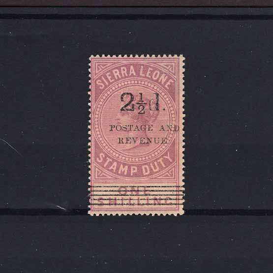 Lot 23569 - sierra leone 1897 - UPA UPA Auction UPA 97 Lot 23569 - sierra leone 1897 - UPA UPA Auction UPA 97