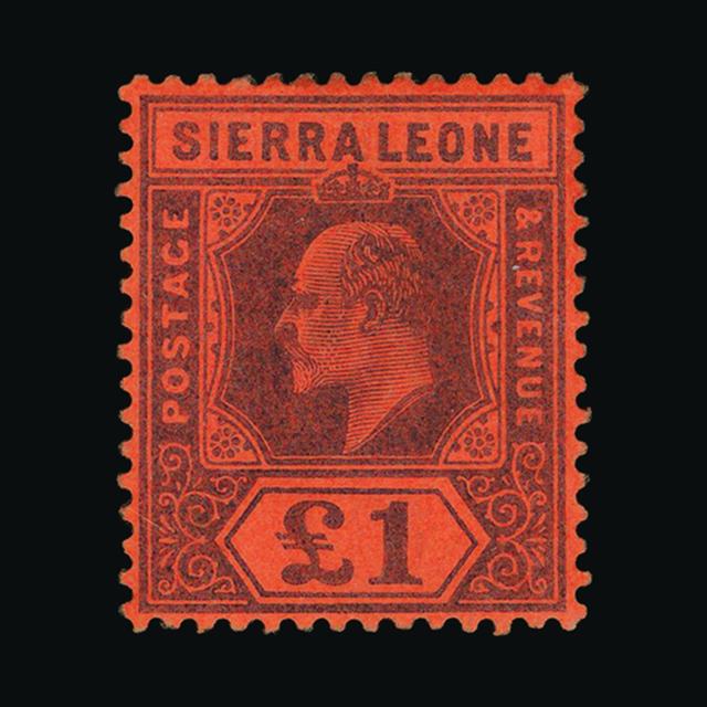 Lot 23574 - sierra leone 1903 - UPA UPA Auction UPA 97 Lot 23574 - sierra leone 1903 - UPA UPA Auction UPA 97