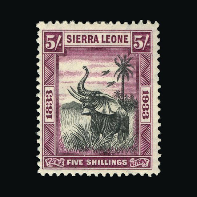 Lot 23604 - sierra leone 1933 -  UPA UPA Auction UPA 97