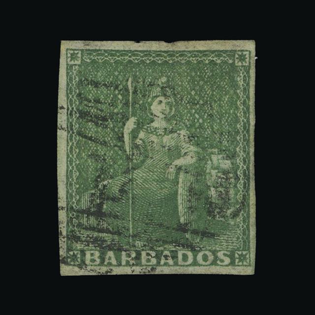 Lot 2492 - barbados 1855-58 - UPA UPA Auction UPA 97 Lot 2492 - barbados 1855-58 - UPA UPA Auction UPA 97