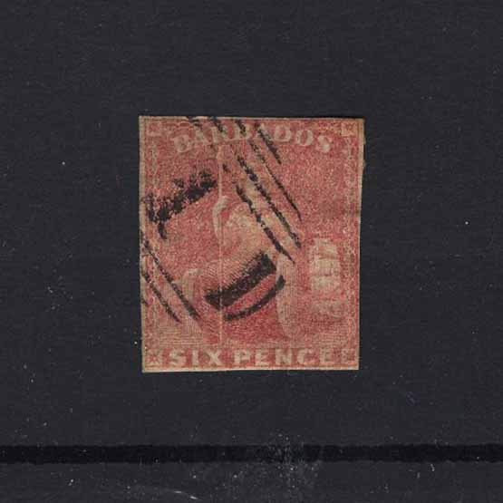 Lot 2495 - barbados 1858 - UPA UPA Auction UPA 97 Lot 2495 - barbados 1858 - UPA UPA Auction UPA 97