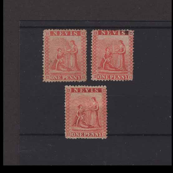 Lot 24954 - St. Kitts and Nevis - Nevis 1867-76 -  UPA UPA Auction UPA 97