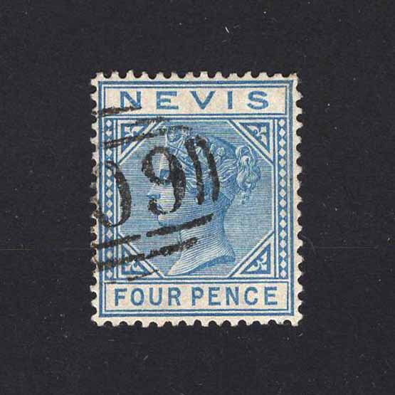 Lot 24965 - St. Kitts and Nevis - Nevis 1882-90 -  UPA UPA Auction UPA 97