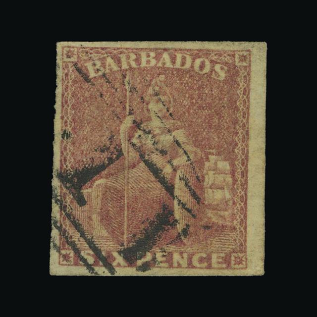Lot 2497 - barbados 1858 - UPA UPA Auction UPA 97 Lot 2497 - barbados 1858 - UPA UPA Auction UPA 97