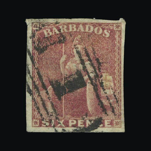 Lot 2498 - barbados 1858 - UPA UPA Auction UPA 97 Lot 2498 - barbados 1858 - UPA UPA Auction UPA 97