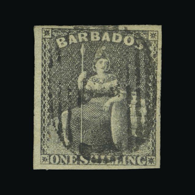 Lot 2499 - barbados 1858 - UPA UPA Auction UPA 97 Lot 2499 - barbados 1858 - UPA UPA Auction UPA 97